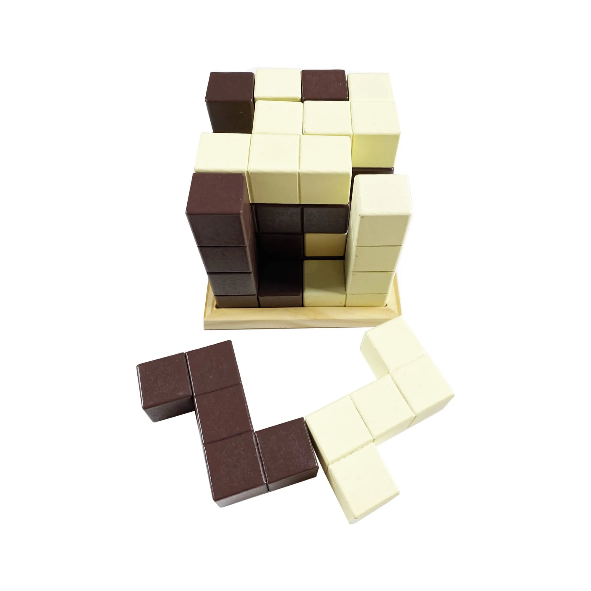 Wooden block building game for kids - Quadef