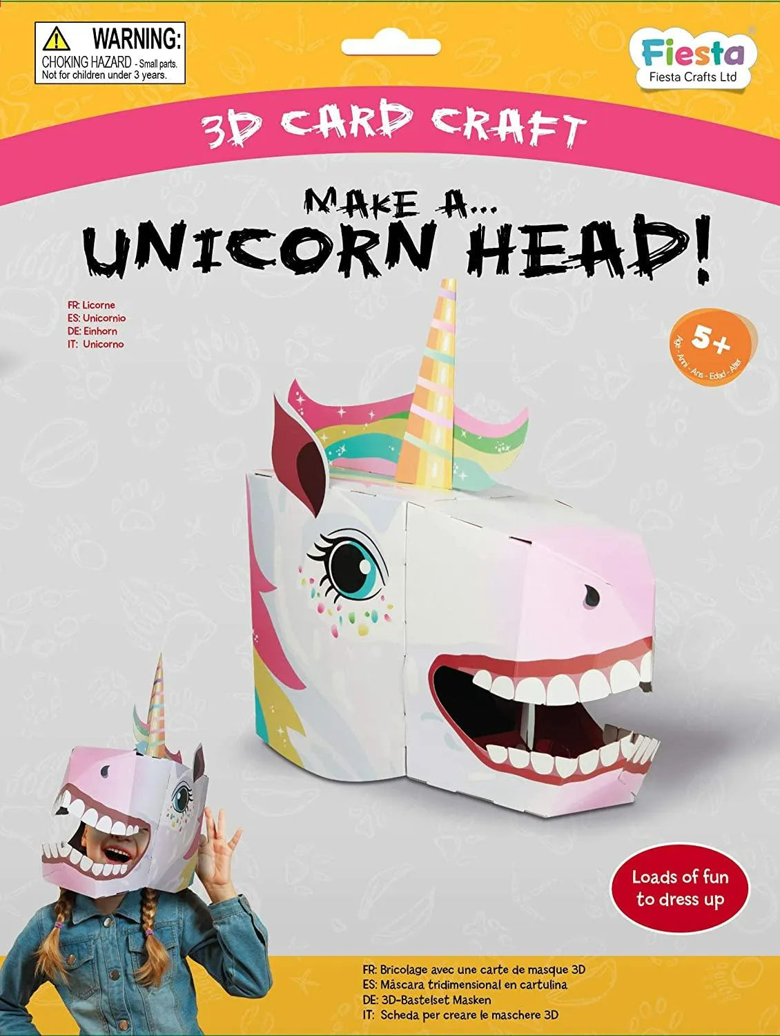 the toy room - unicorn mask toys - craft set for children
