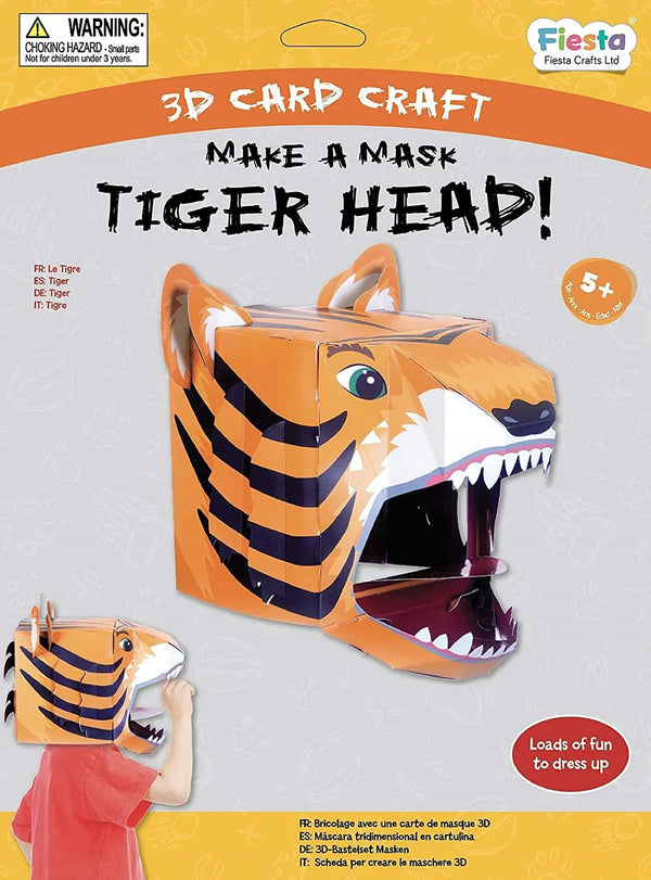 Tiger 3d mask product front view