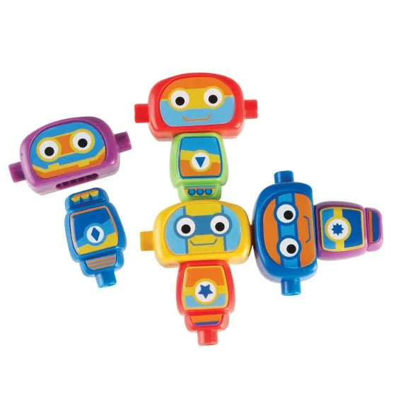 robots block from gears gears construction toys - learning resources toys