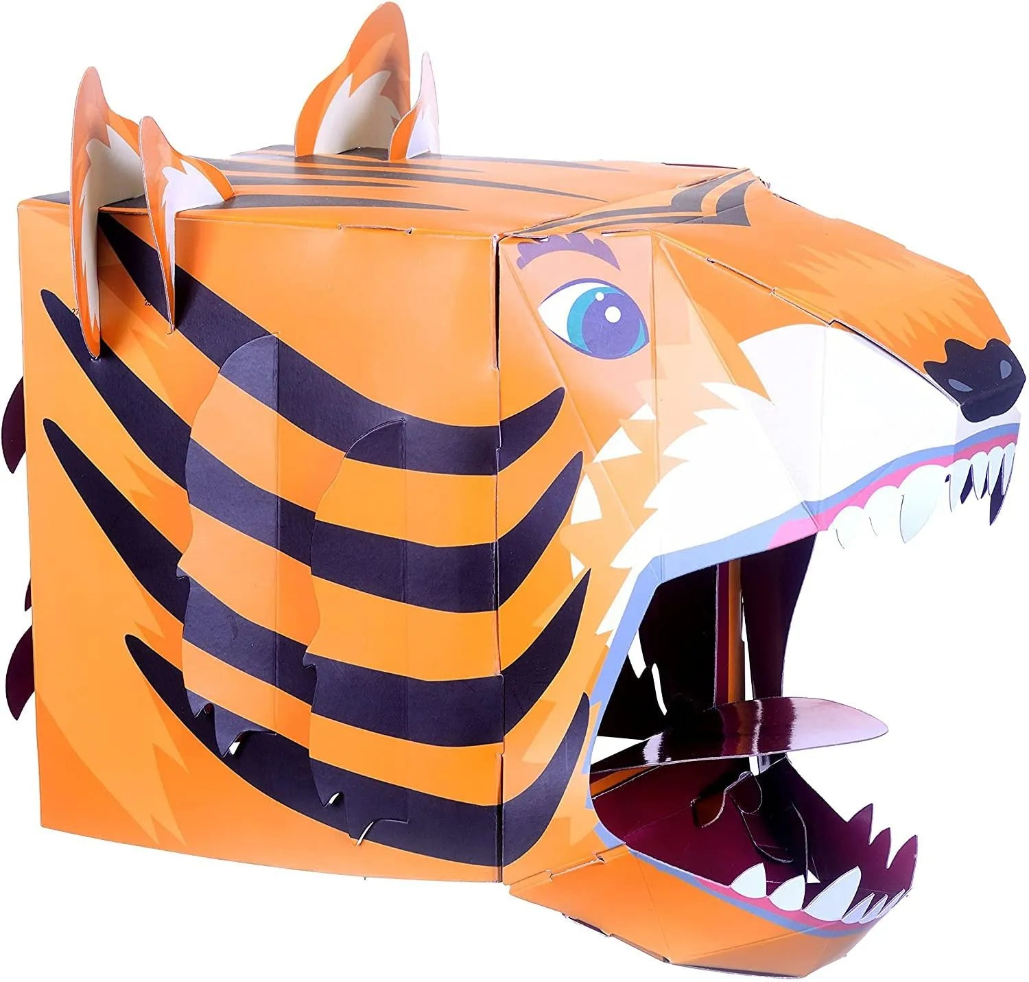 Tiger 3d mask side view
