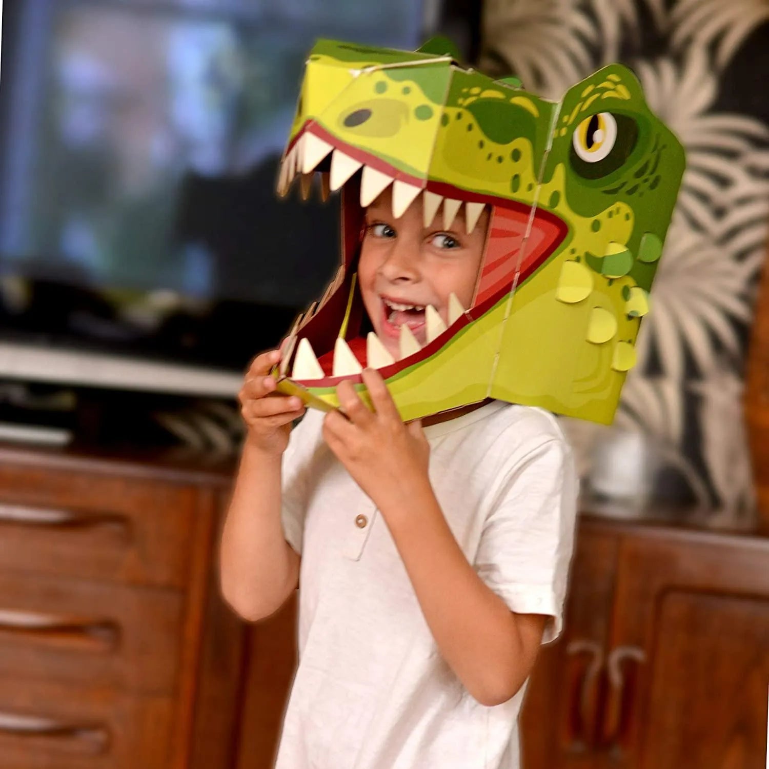 t-rex 3d mask - fiesta crafts - shop at the toy room