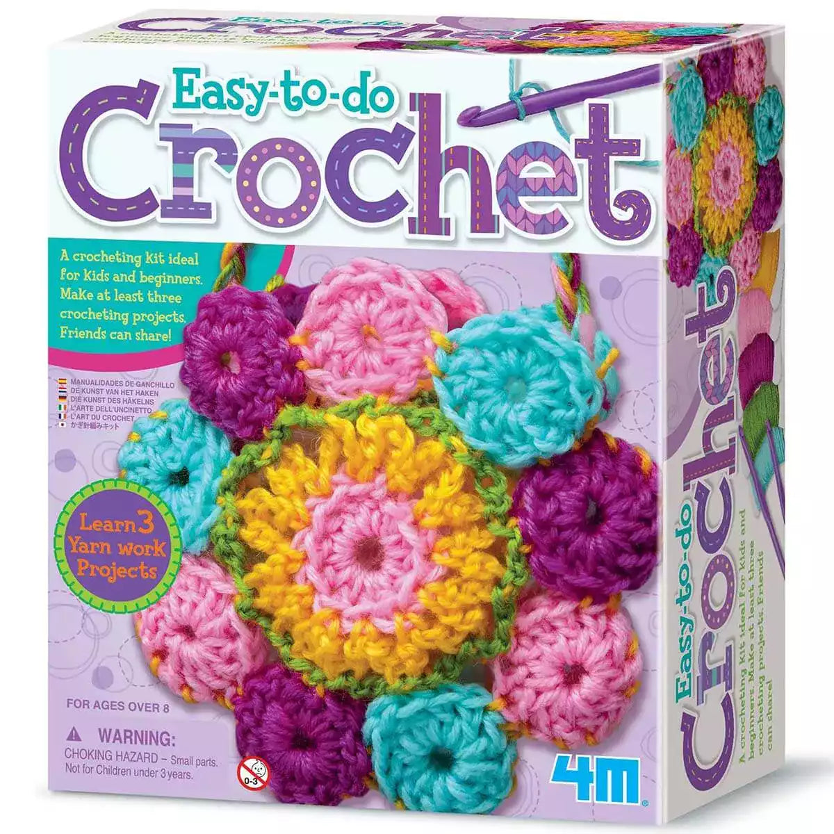 Easy crochet kit - craft set for girls - the toy room