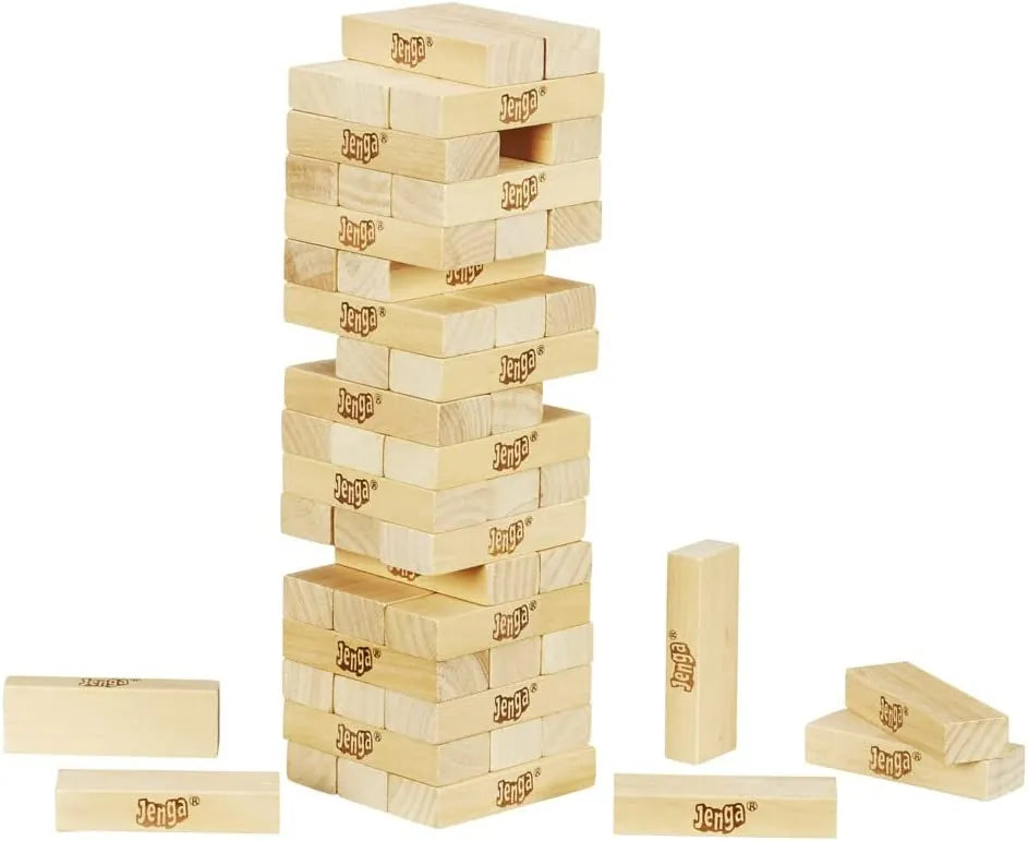 hasbro jenga game - jenga classic edition - games by hasbro