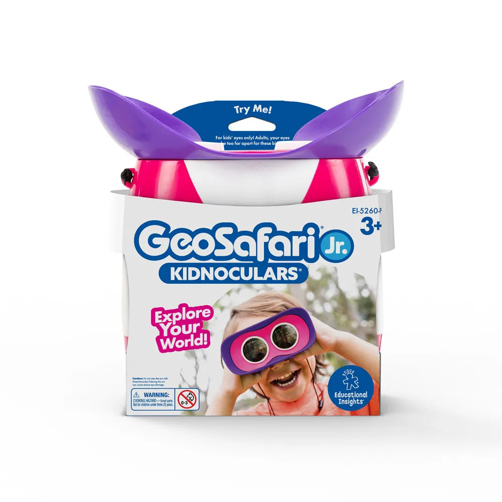 geosafari kidnoculars pink - learning resources toys