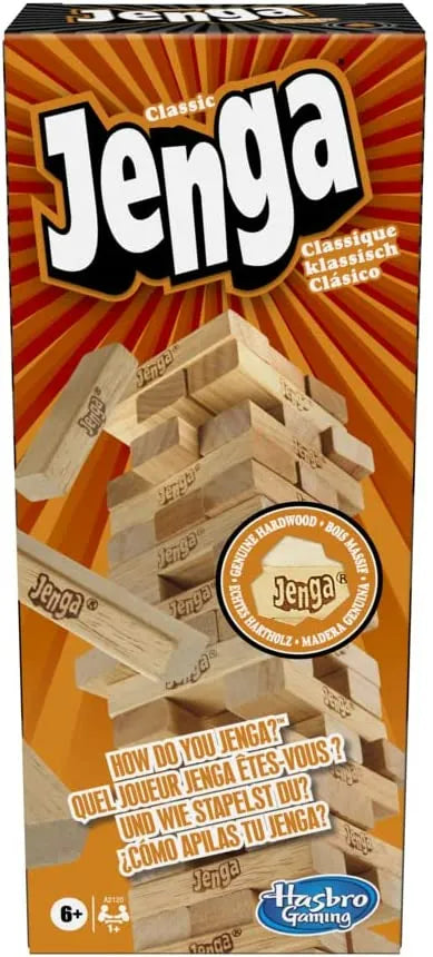 Wooden toys - jenga game classic edition from Hasbro - games by hasbro