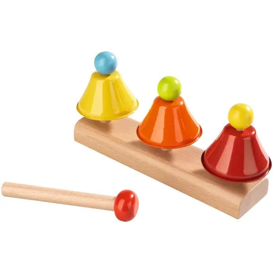 improve music skills with HABA Chimes - wooden playsets