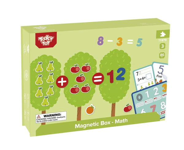 Math Magnetic box - educational wooden toys - wooden toys at The Toy Room