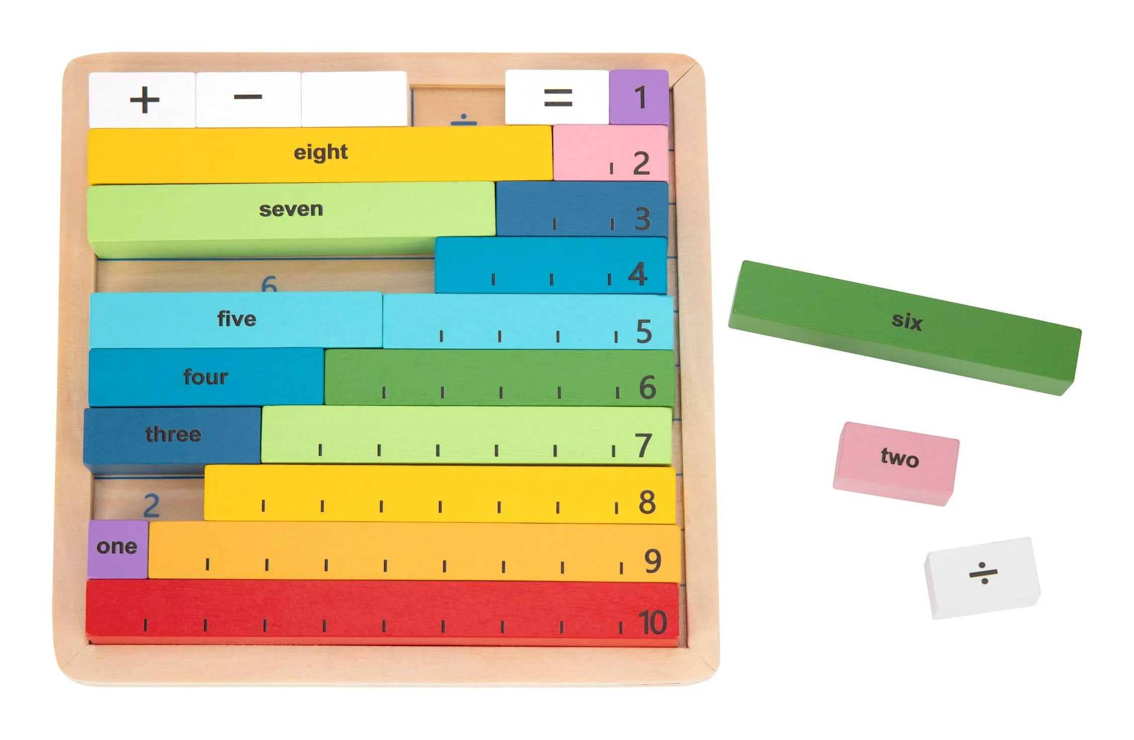 wooden toys - counting game board - tooky toys