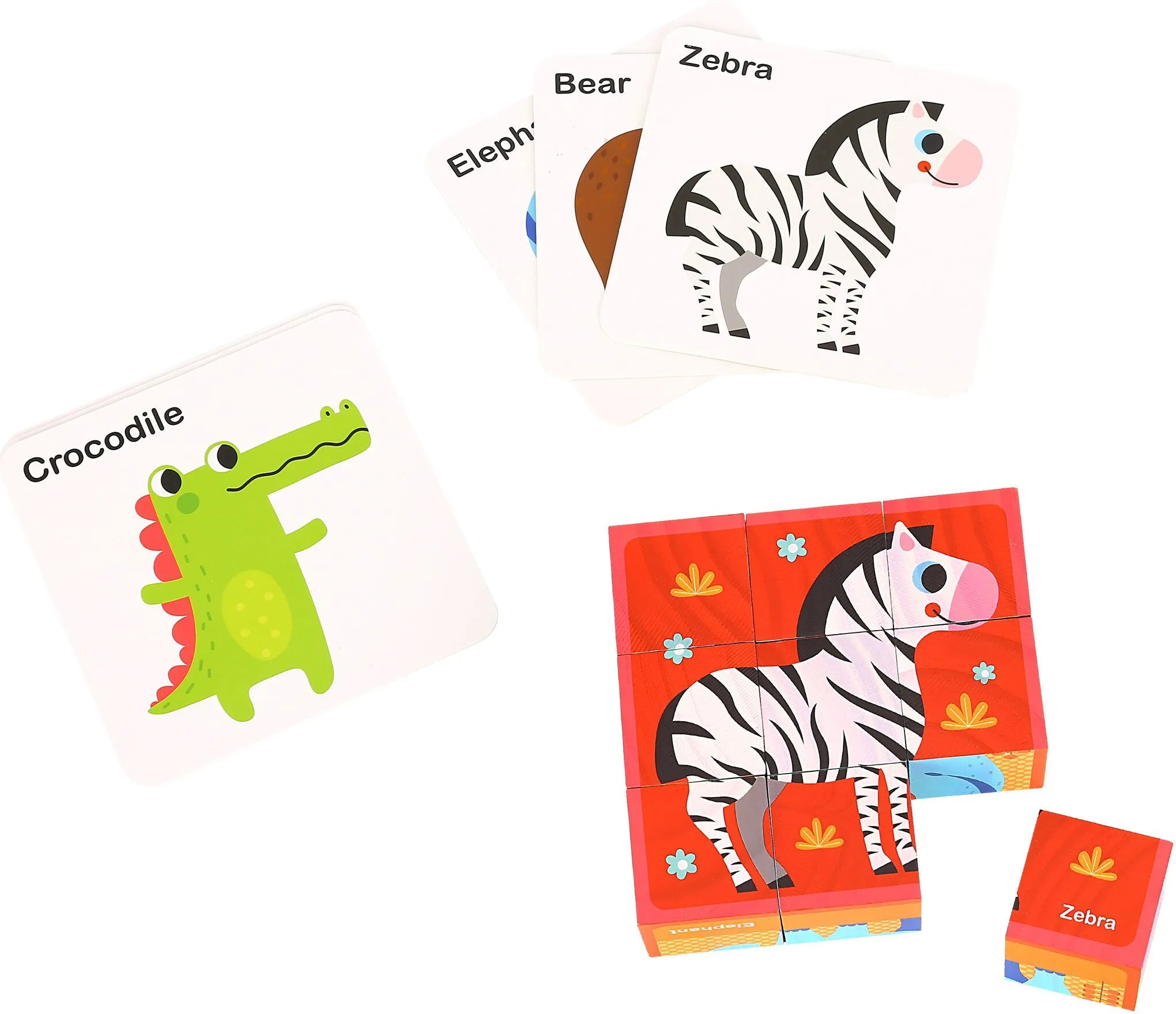 animal blocks - wooden puzzles - animal puzzle