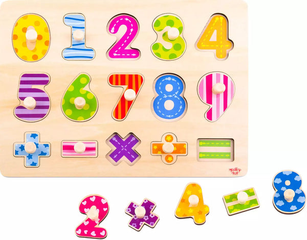 number puzzle - early learning toys - tooky toys