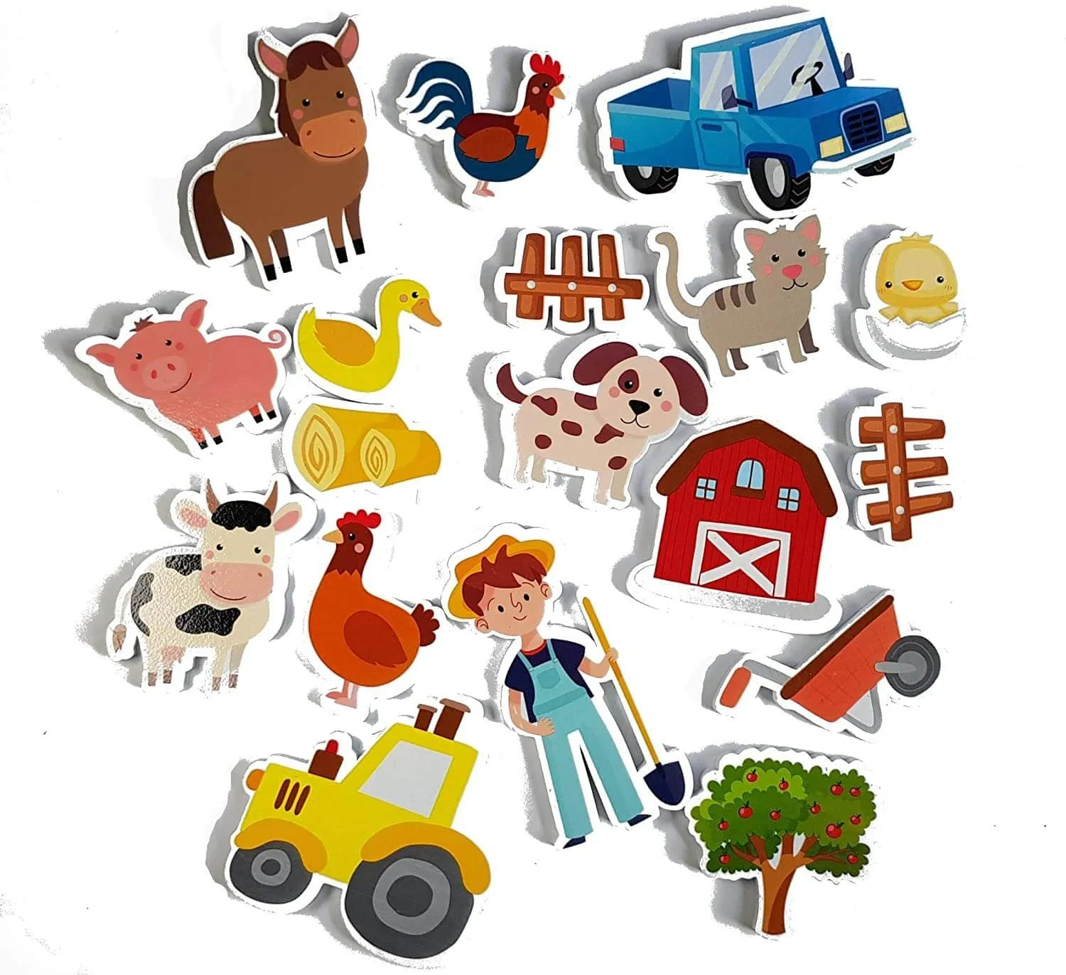 Farm Bath Stickers - sensory bath toys for toddlers at the toy room - shop for buddy and barney toys