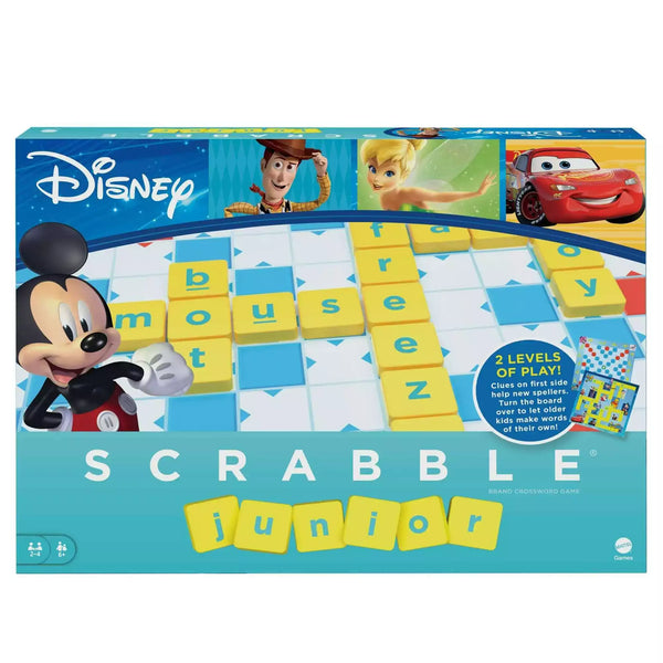 Junior Scrabble - Disney characters edition - board games for fun and learning
