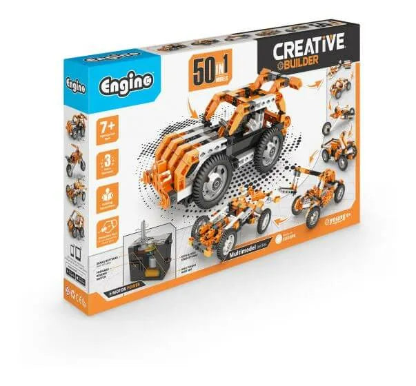 shop engino stem toys at The Toy Room - 50-in-1 creative builder set - stem construction toy from Engino