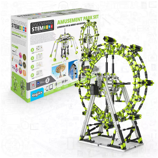 Develop engineering skill with Engino Amusement park - STEM Construction set