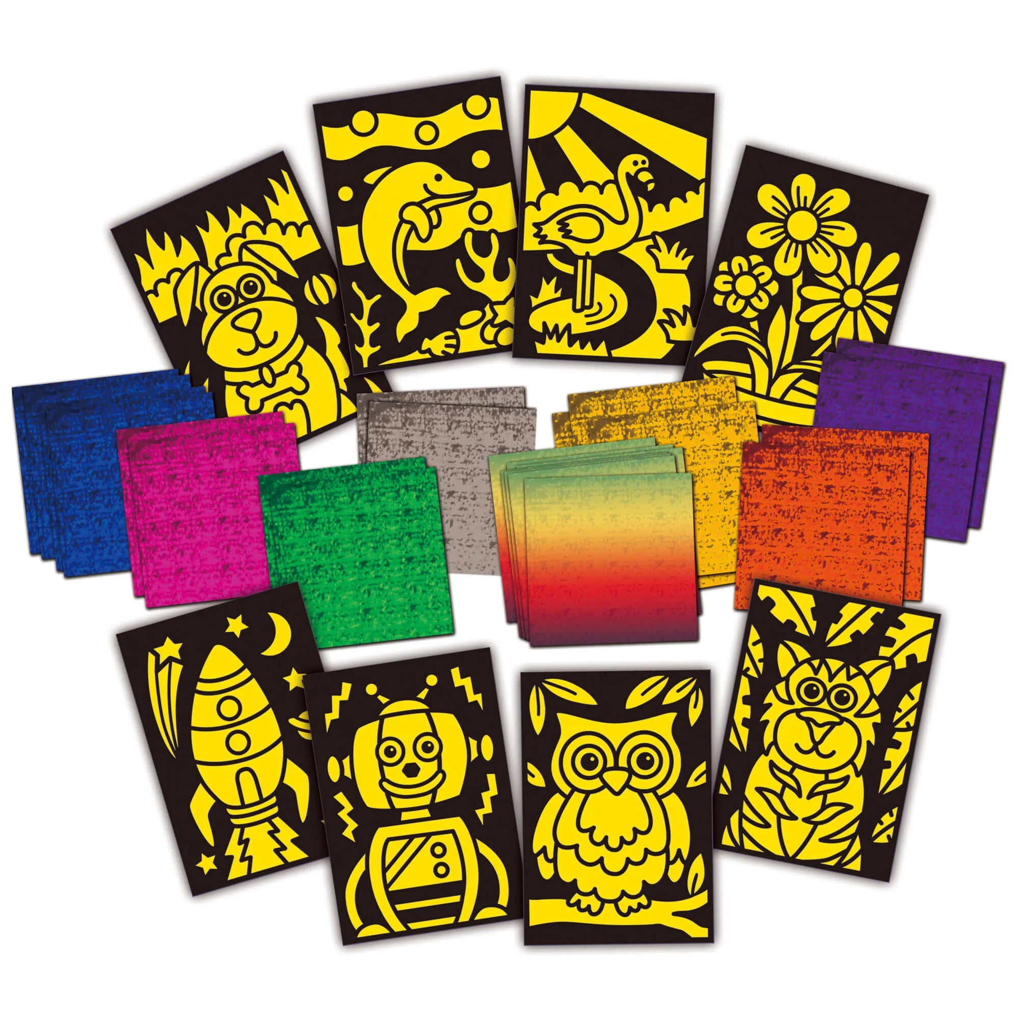best foil art craft kit for girls - Contents of craft set - galt toys