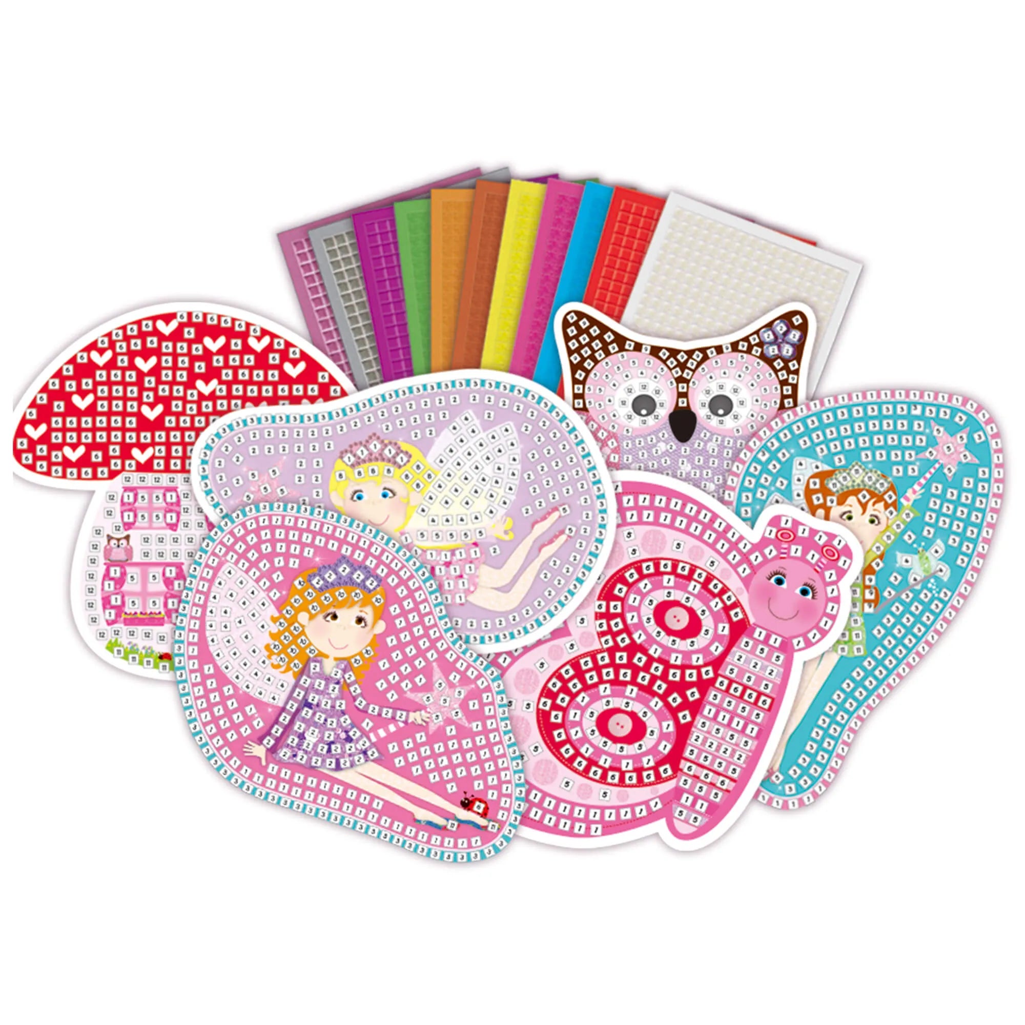 fairy sparkle mosaics craft set - shop galt fairy sparkle mosaics - galt toys