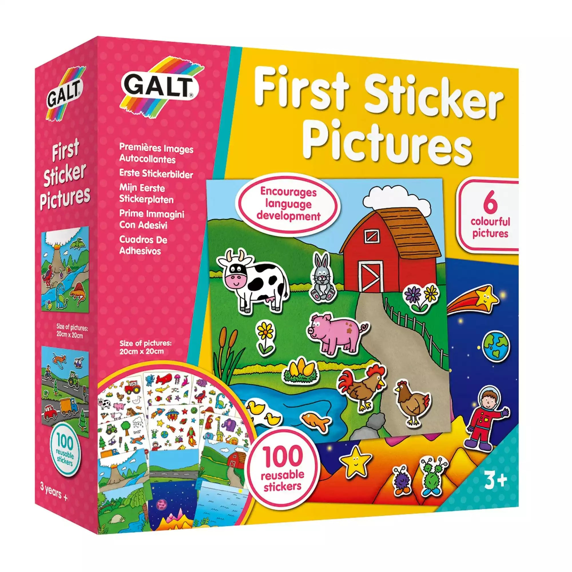 buy sticker pictures activity kit from galt toys - shop galt toy picture - activity kits