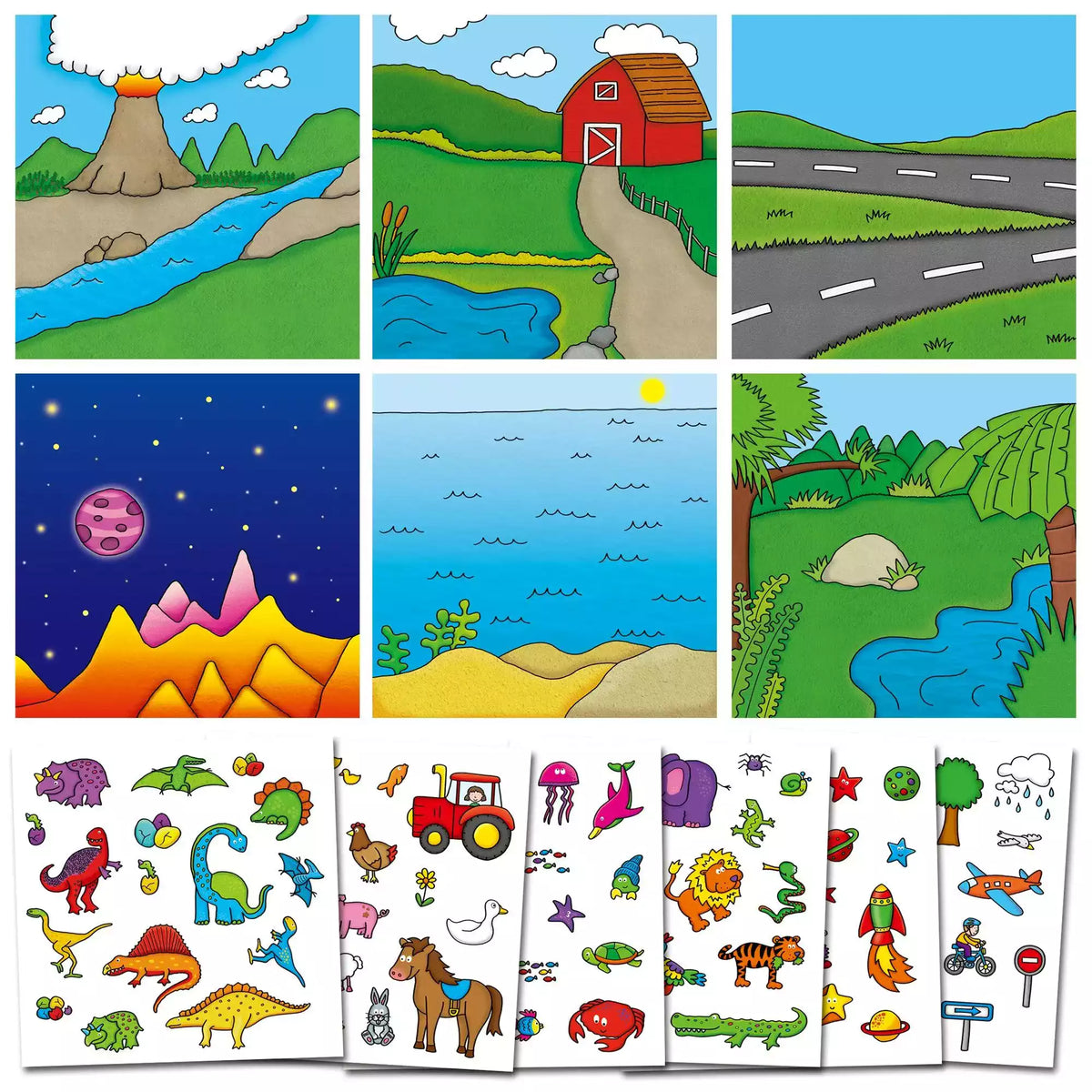 First Sticker Pictures | Toy Picture – The Toy Room