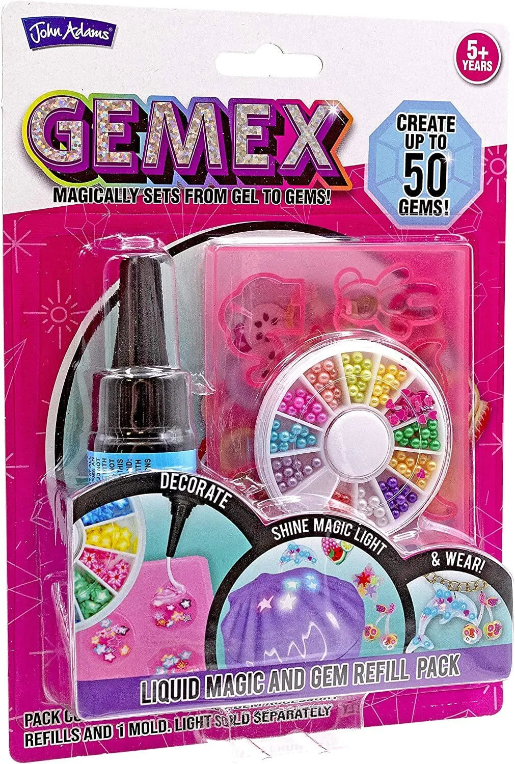 Gemex Refill Pack (Liquid and Gems) - John Adams - Creative activity kit for children
