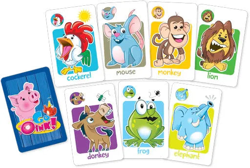 Go Oink Card game - shop card games from cheatwell games - brainteasers for children