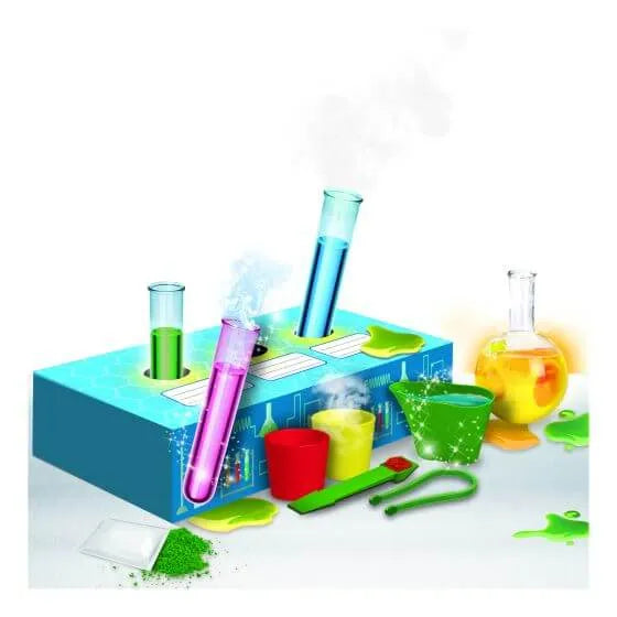 Contents of easy chemistry lab - lisciani - stem experiment kits