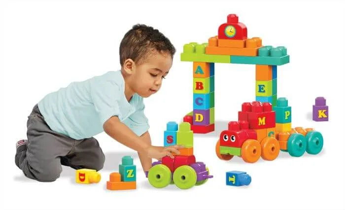 Best Interactive toys for toddlers - Mega Blocks ABC Learning Train - Fisher price