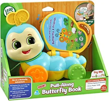 Pull along butterfly book - Interactive toy for kids