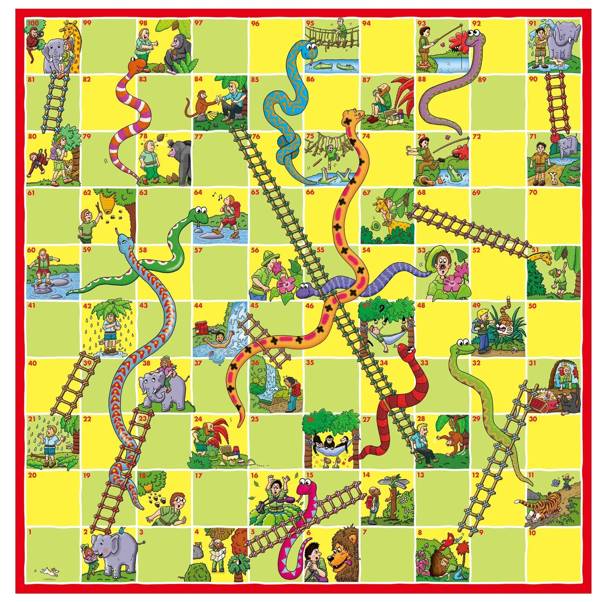 snakes and ladders view - shop board game ludo - galt toys at the toy room