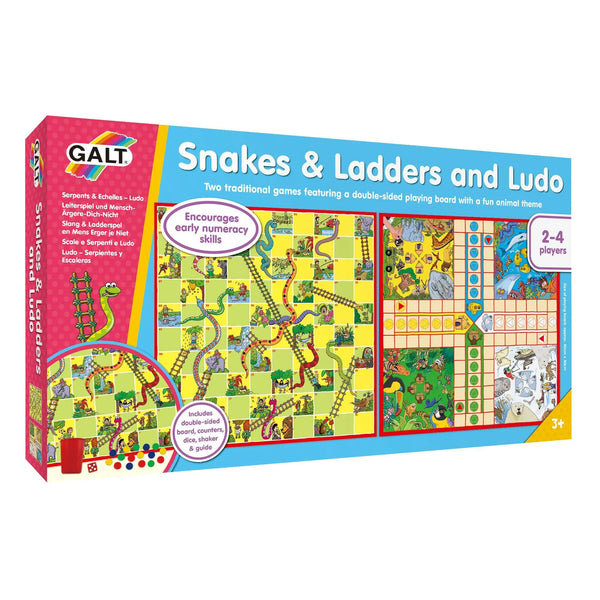 Snakes & Ladders and Ludo board game - galt toys - shop board game ludo from galt toys
