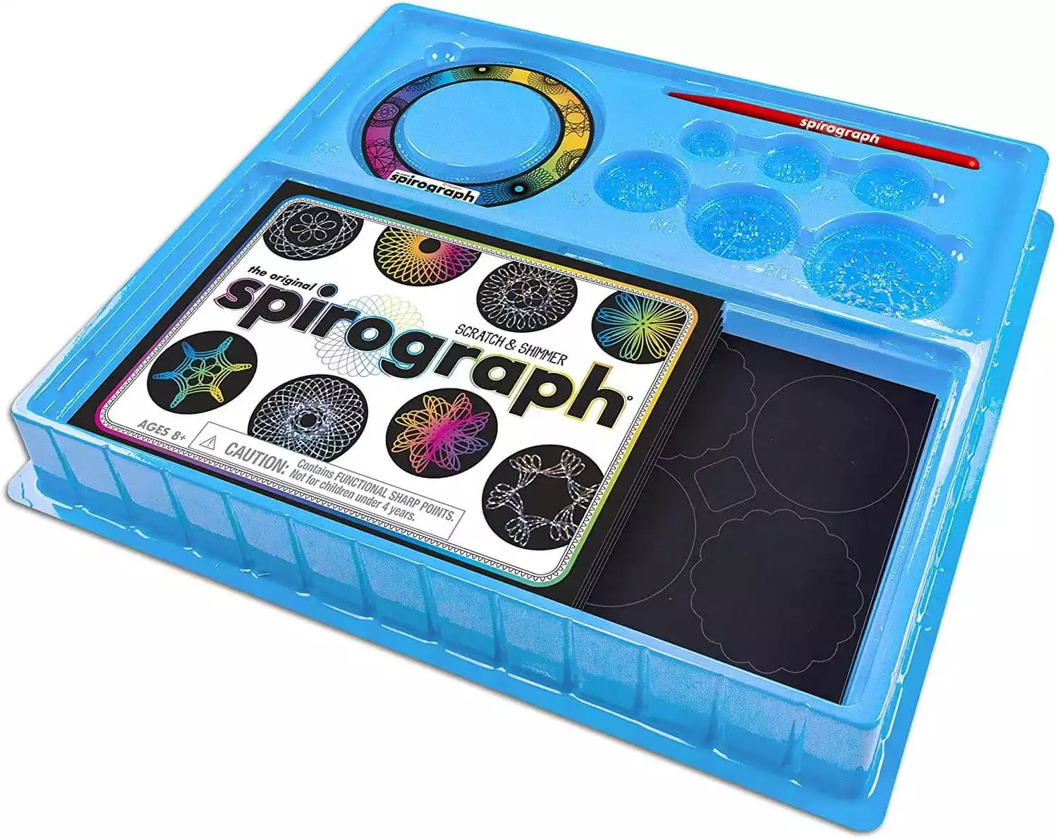 Activity kit for kids -Scratch and Shimmer - Spirograph