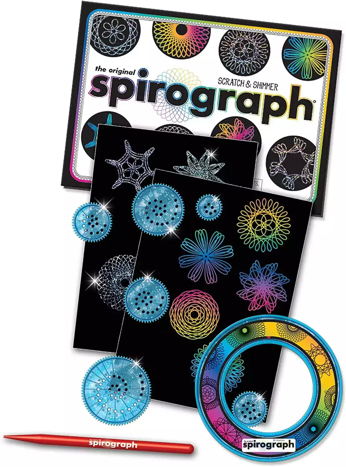 Enhance creativity - Spirograph Scratch and Shimmer - Playmonster