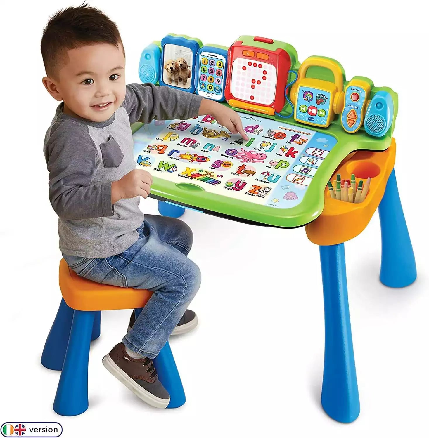 Early Childhood Learning toy for Toddlers - Touch & Learn Activity Desk- Shop Vtech toy