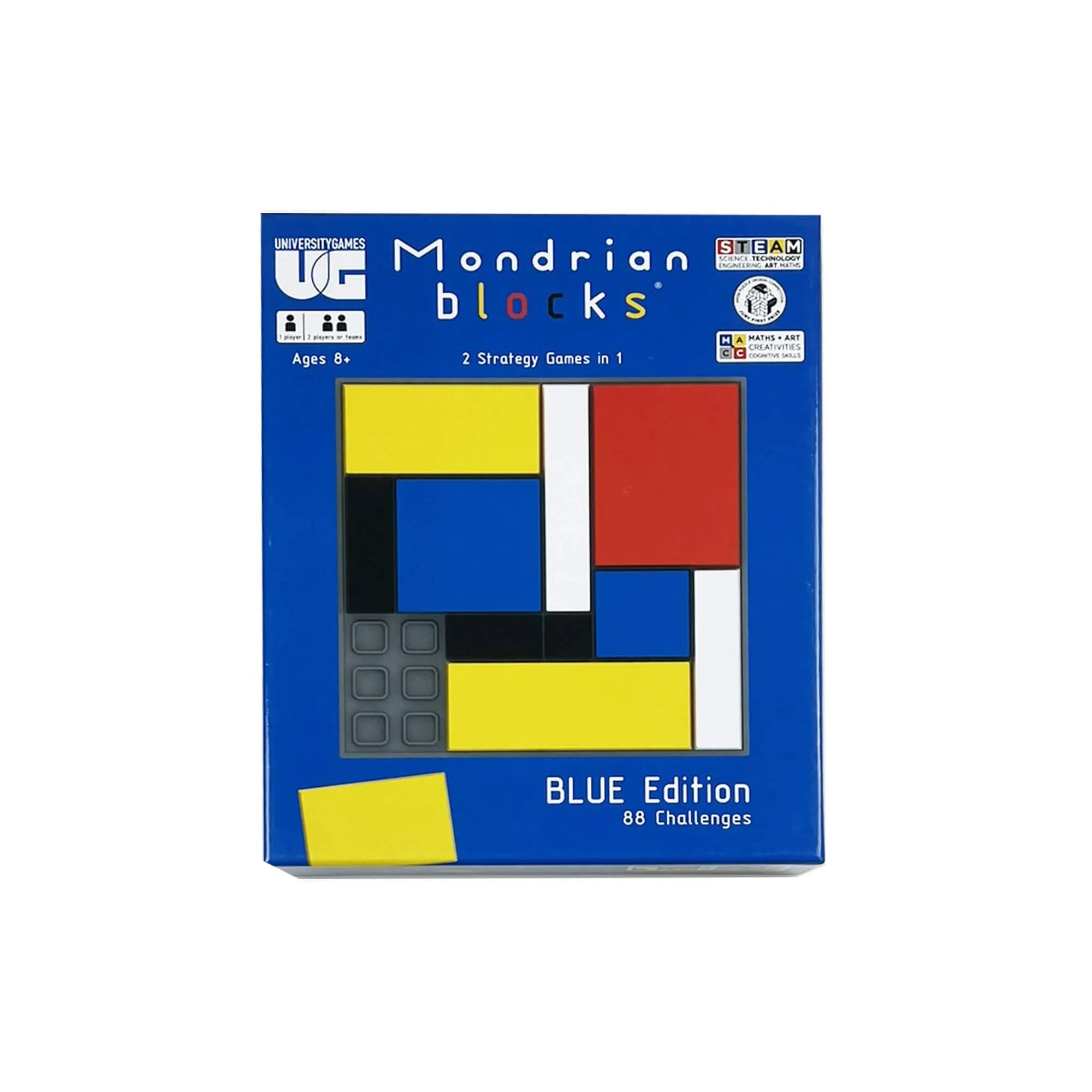 Mondrian Blue - block games and brainteasers - University Games