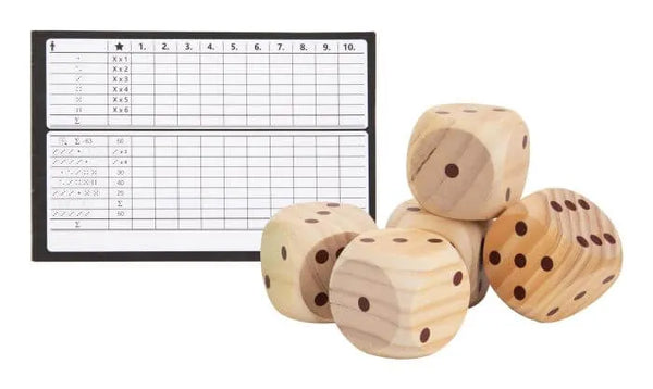 Tooky Toy - Wooden Yard Dice - Wooden toys from tooky toys