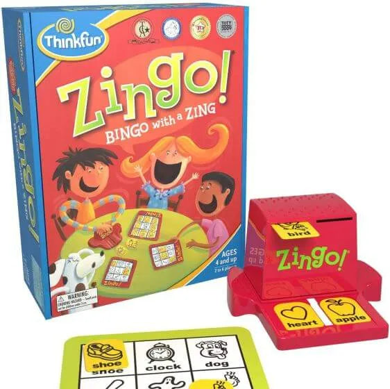 Interactive card game for kids - Zingo - Bingo Game