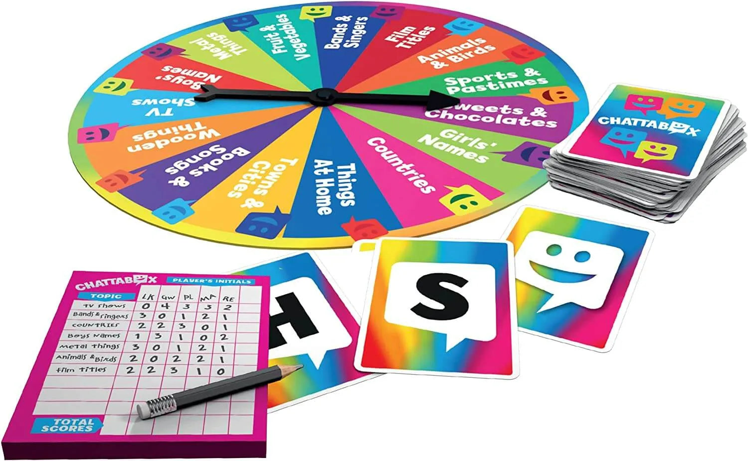 Chattabox - deck of card - cheatwell problem solving games