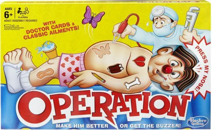 Classic Operation - games by hasbro - shop hasbro games at The Toy Room