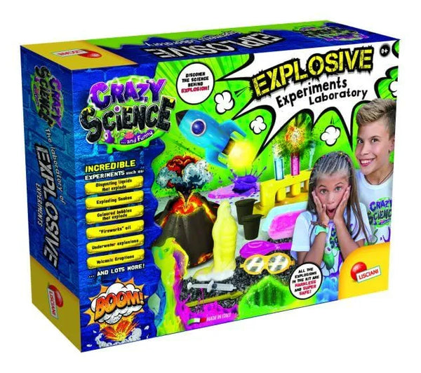 Lisciani - crazy science explosive experiments - science toy for kids