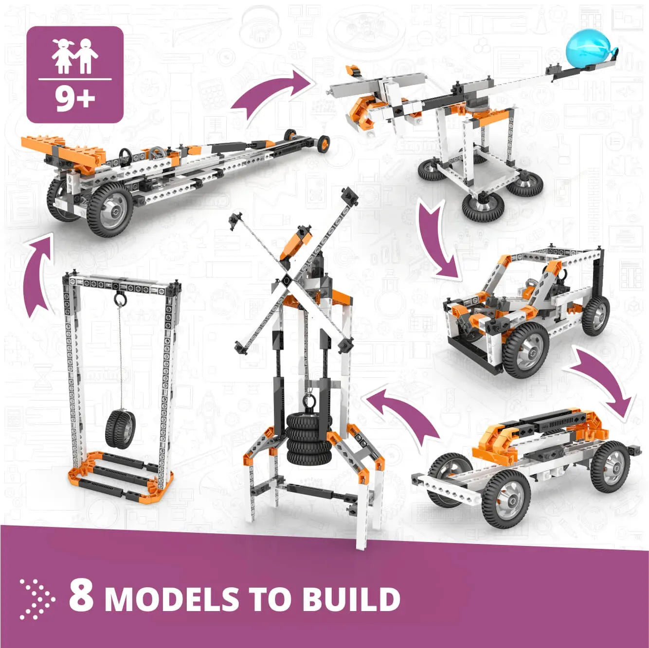 Models of stem construction set - Engino - STEM construction kits
