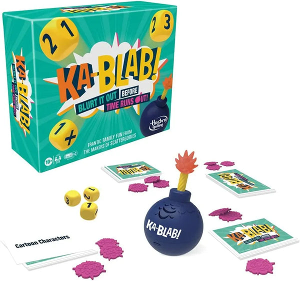 Activity kits for kids to have fun while stay at home help in to improve problem solving skill with KA-BLAB from Hasbro games