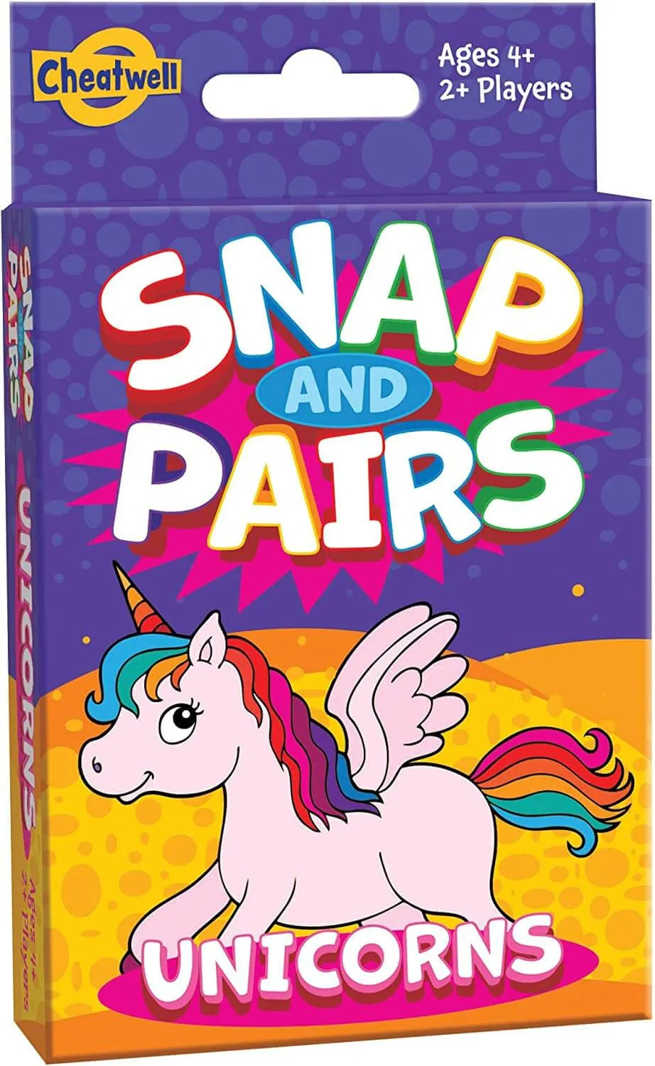 snap and pairs unicorn - unicorn card game for kids - cheatwell games