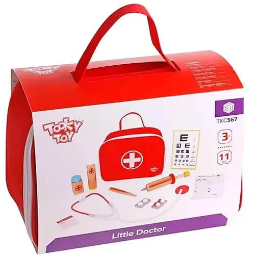 Wooden Medical Set - wooden toys - the toy room