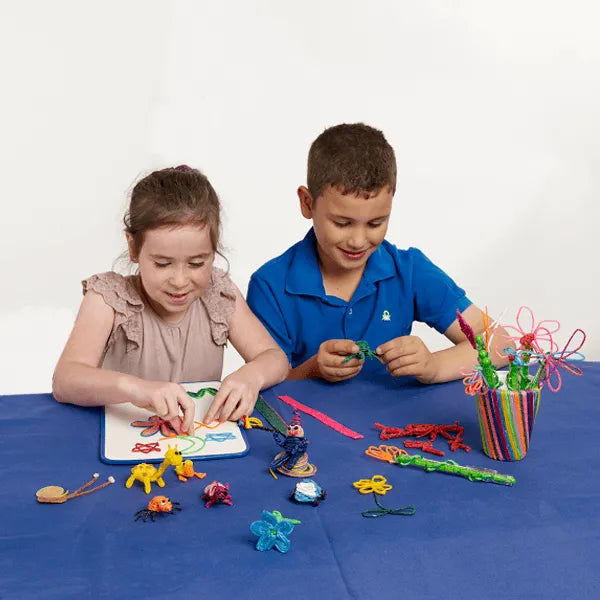 Kids enjoying activity with  Waxidoodles - Happy Puzzle Company games