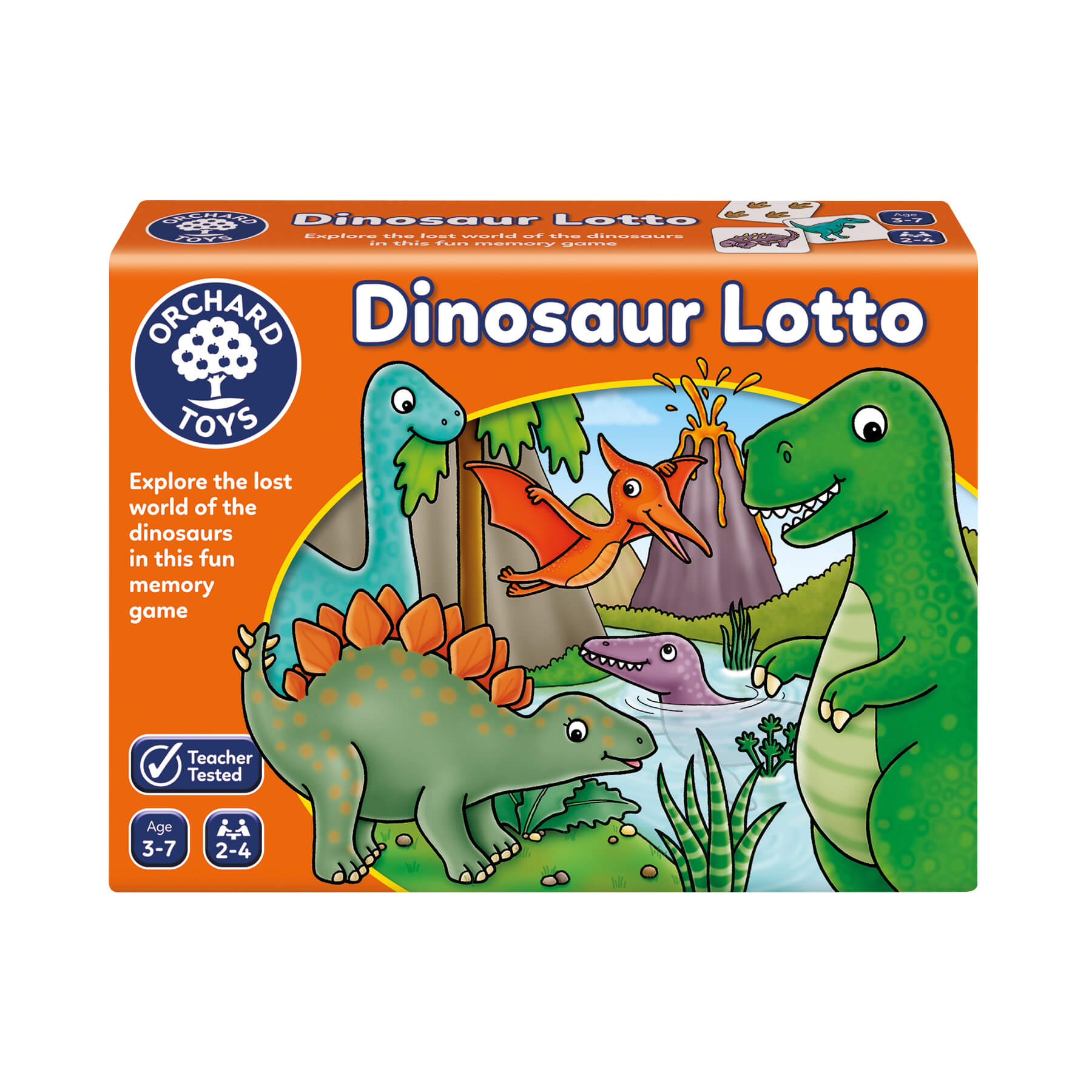 Dinosaur lotto - dinosaur board game - orchard toys