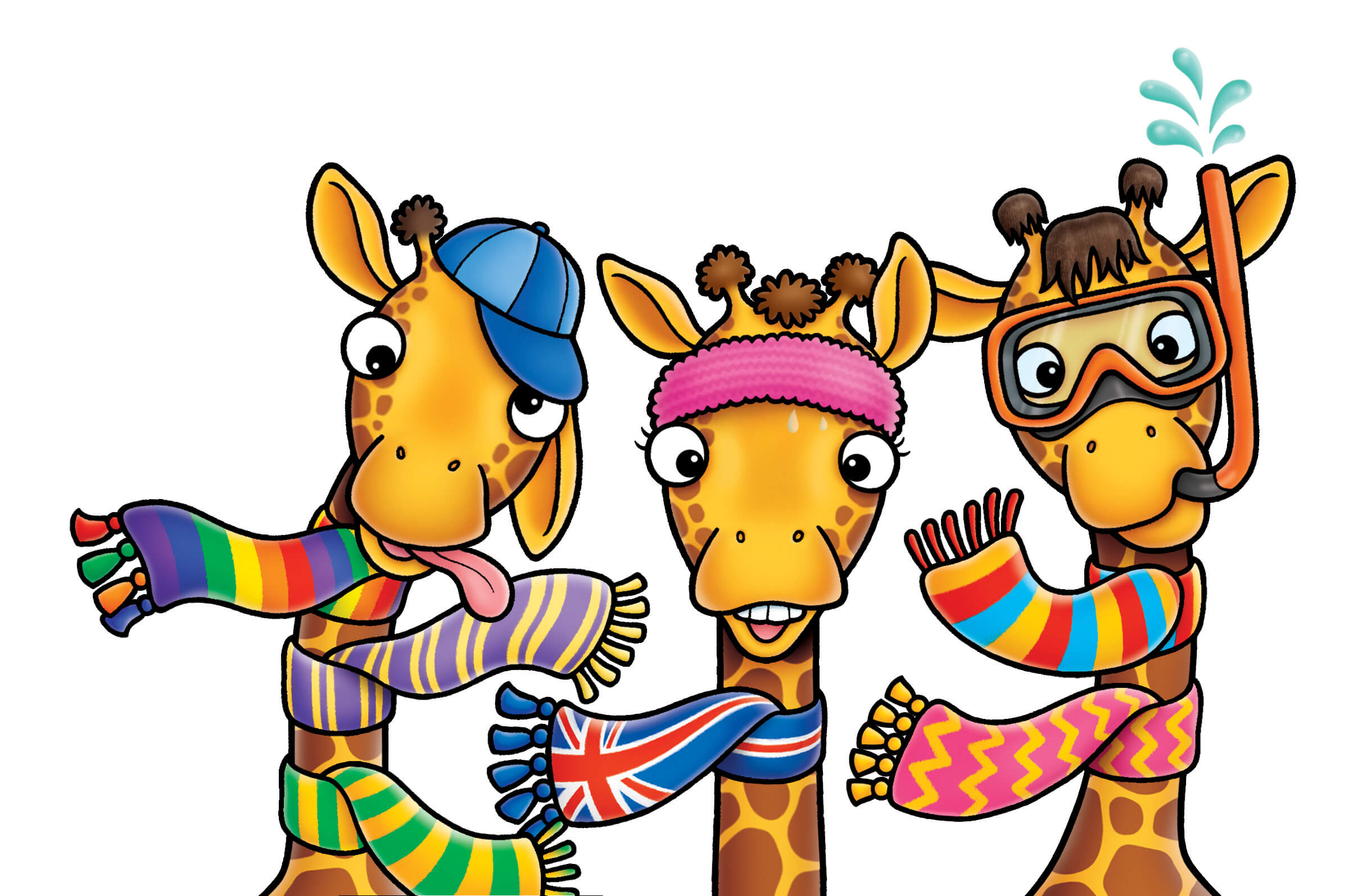 funny giraffes from giraffes in scarves games