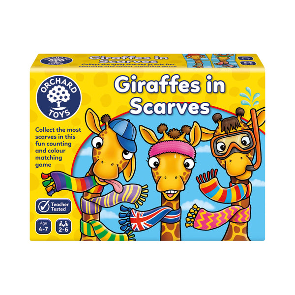 product view giraffe in scarves