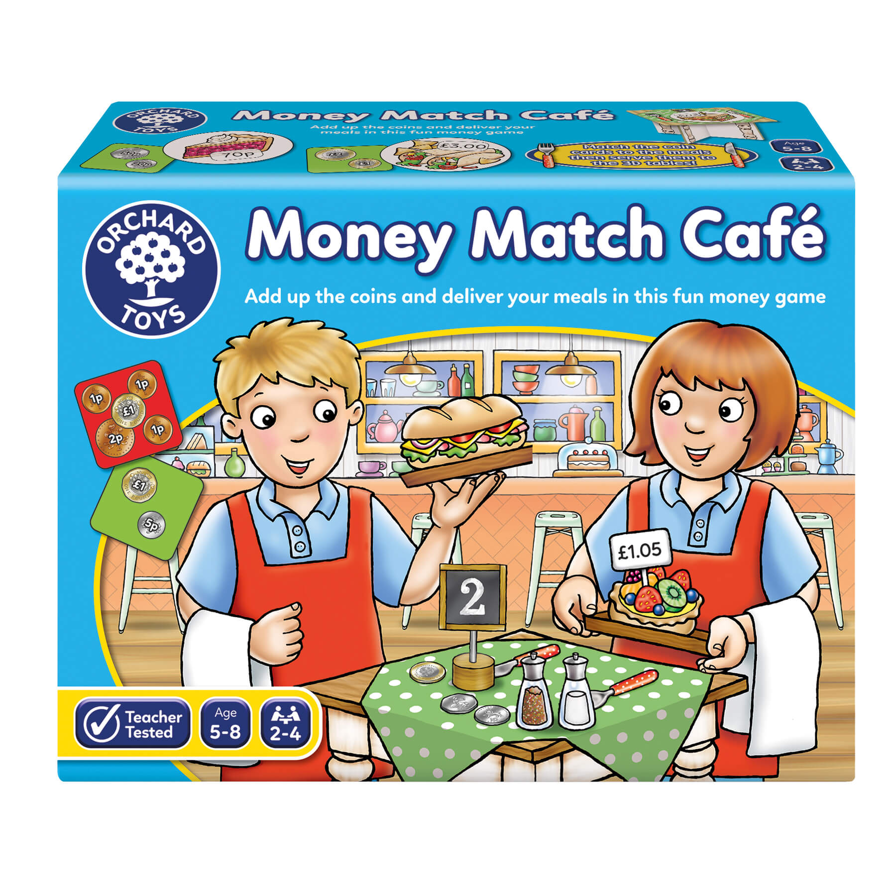 Money match cafe - money game from Orchard Toys - The Toy Room