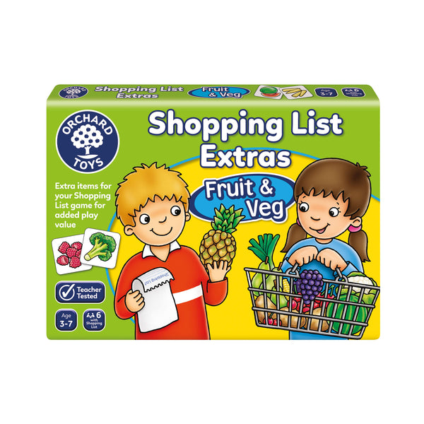 product view - shopping list extras fruit and vegetables
