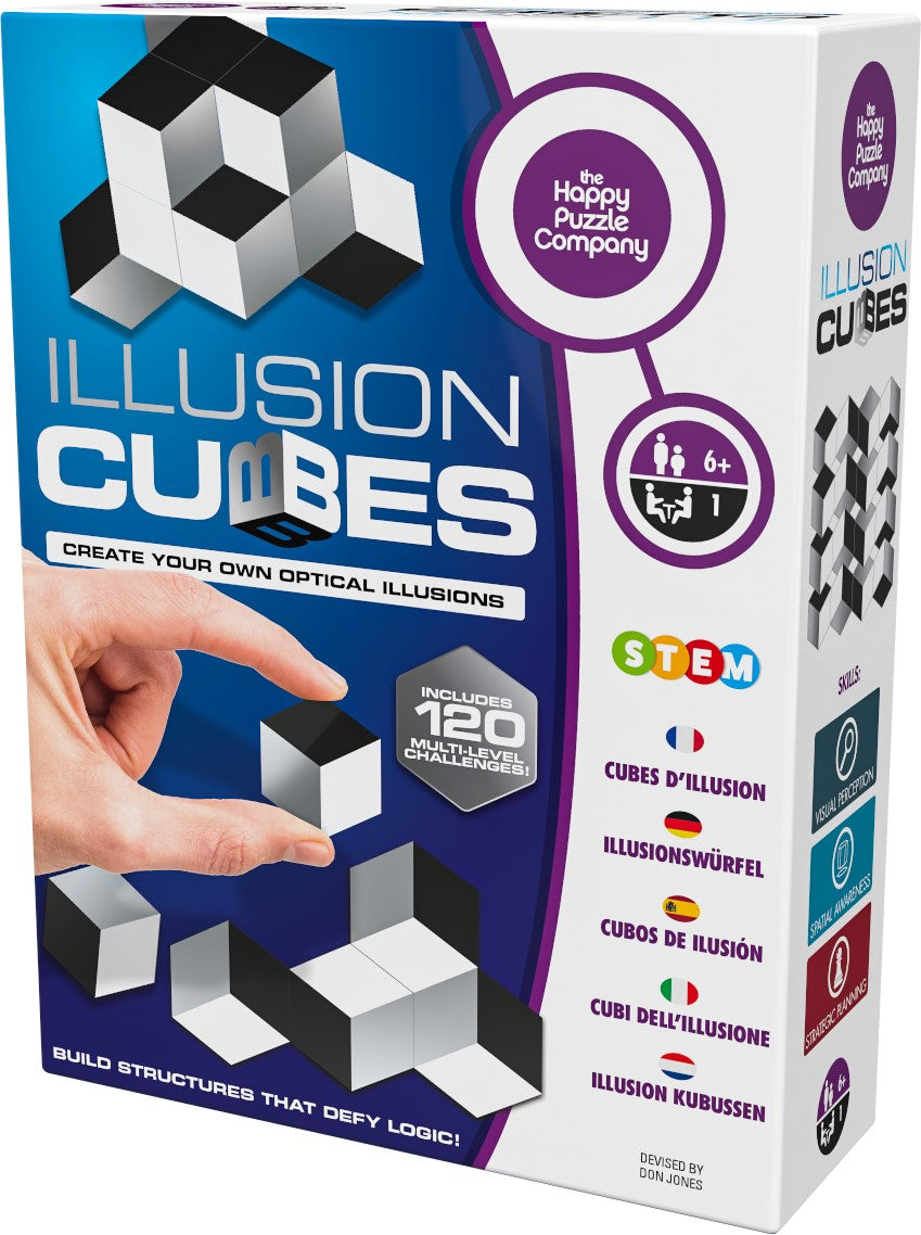 STEM Toy for kids - Illusion cubes - Happy puzzle company toys for kids